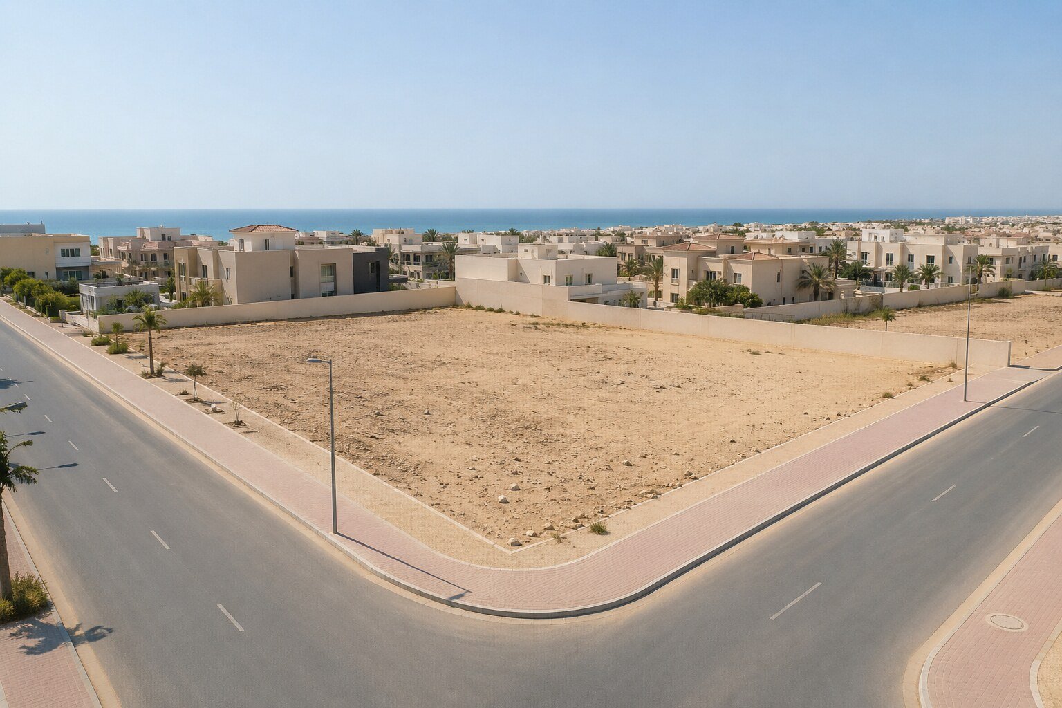 أرض سكنية في حي الأمواج – مخطط الرمال — صورة توضيحية