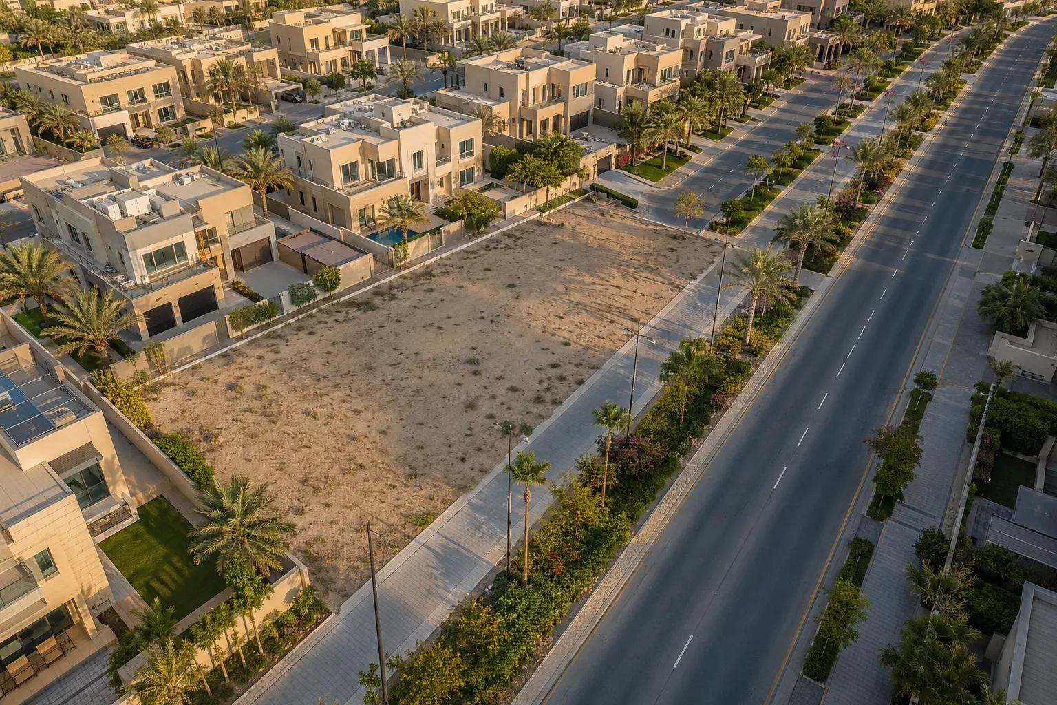 أرض سكنية في مخطط تلال الدوحة – حي القصور — صورة توضيحية